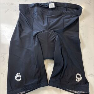 Pearl Izumi Cycling Shorts Mens 2XL Black Padded with Elastic Waist Leg‎ Elastic